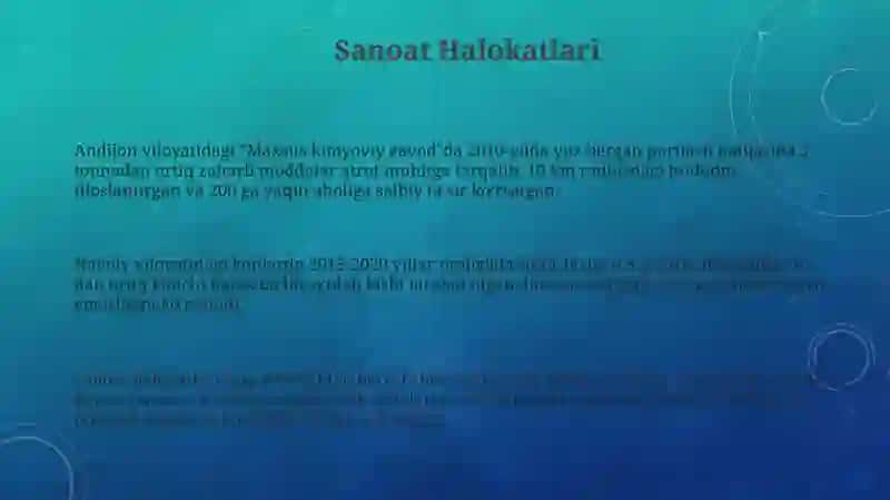Antropogen ekstremal vaziyatlarning tavsifi 3