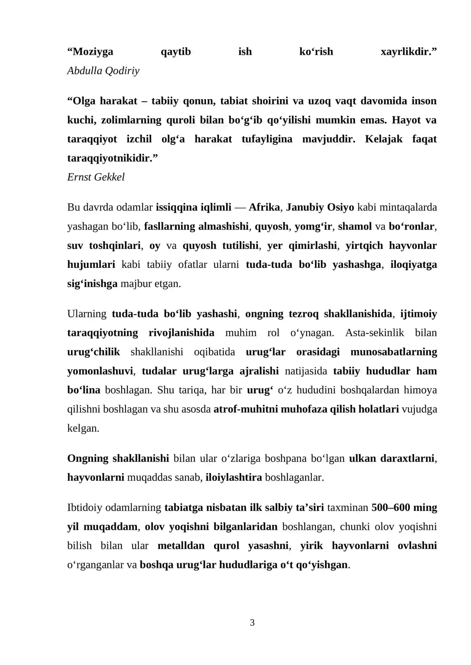 Tabiat va jamiyat o‘rtasidagi o‘zaro munosabatlar 3