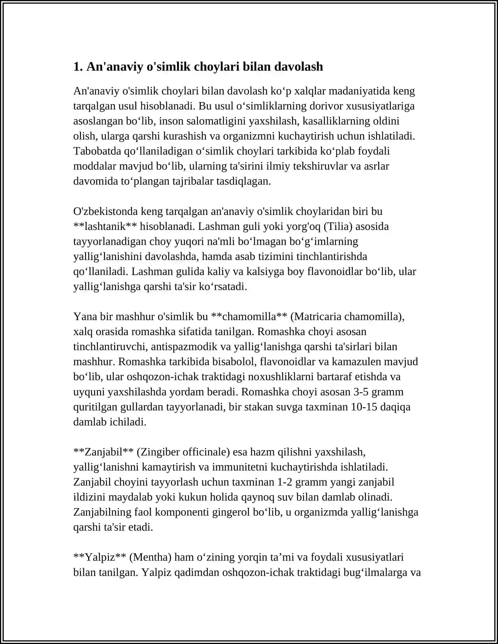 BEZGAKNI XALQ TABOBATI USULIDA DAVOLASH 3