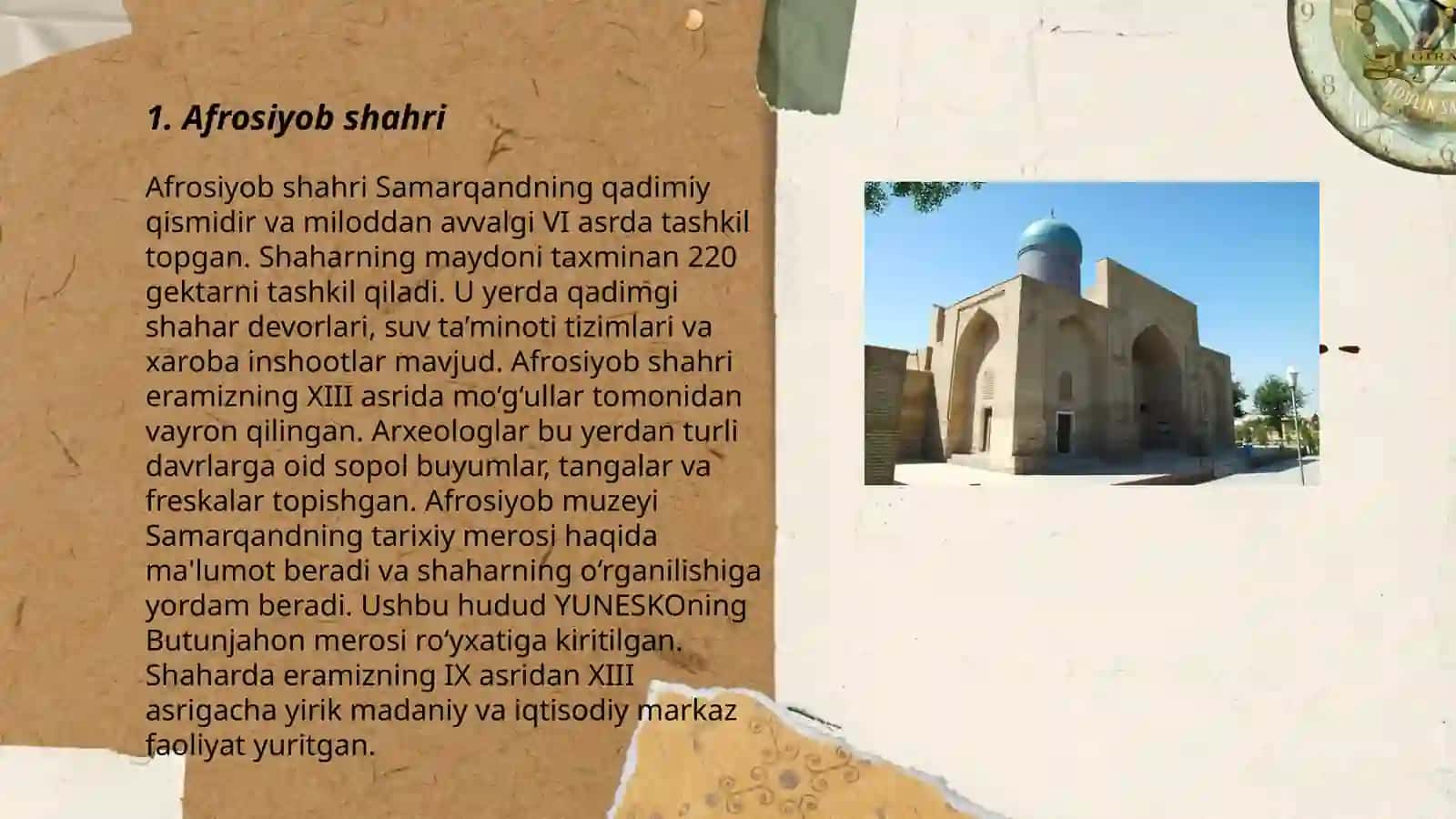 Navoiy viloyatining qadimgi shaharlari 3