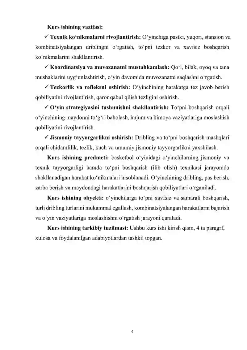 Basketbol o‘yinida to‘pni boshqarish (to‘pni ilib olish) texnikasini o‘rgatish 3