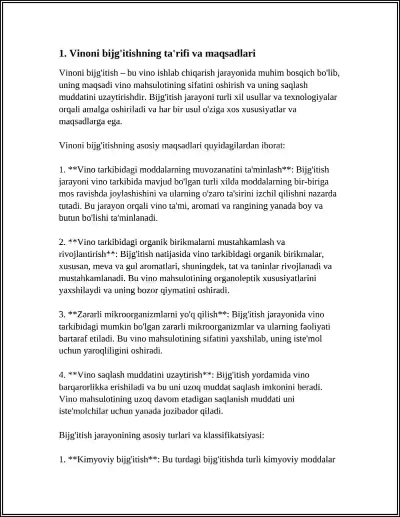 VINONI BIJG'ITISH. BIJG'ISH TURLARI KLASSIFIKATSIYASI 3