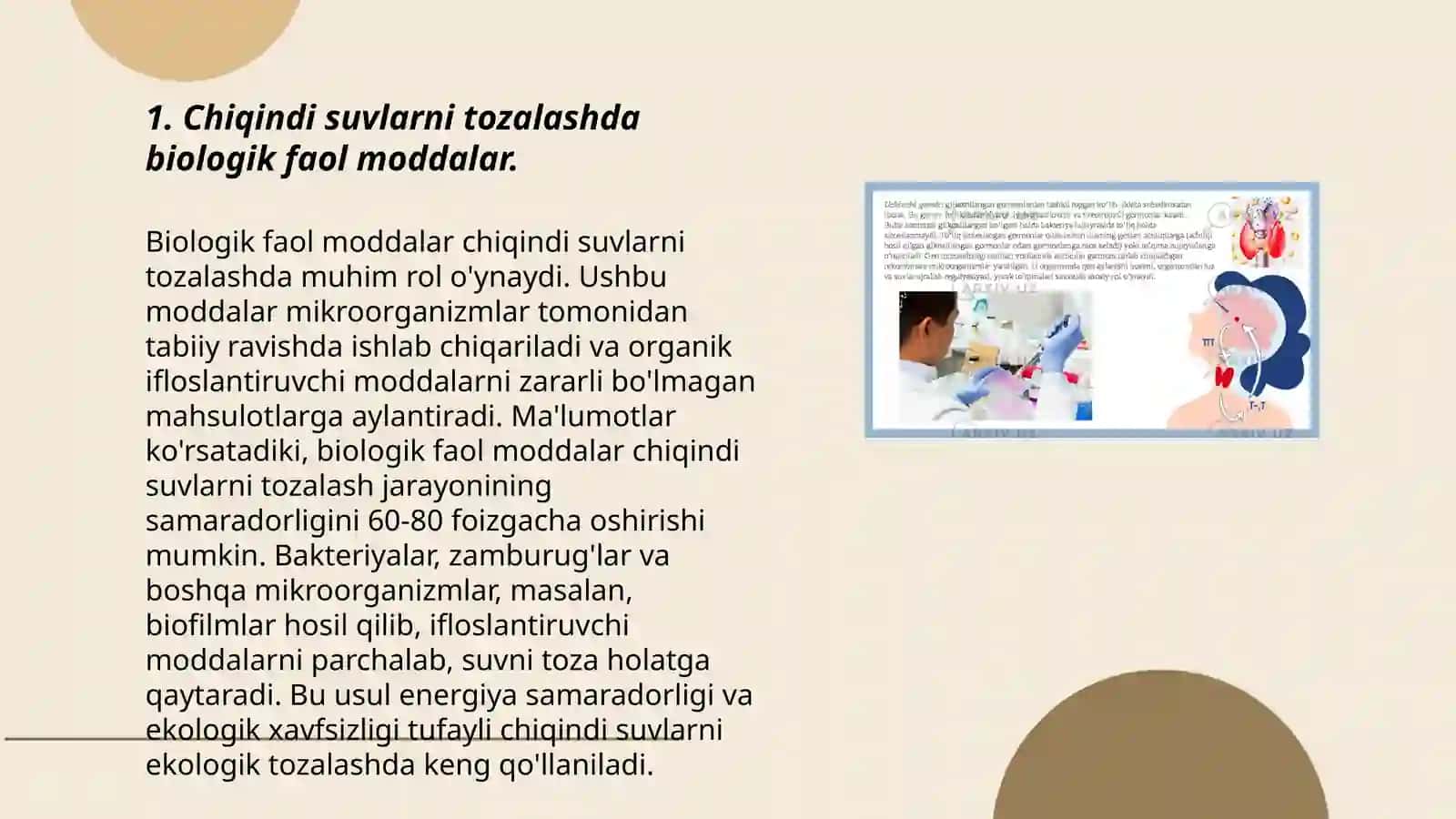 Chiqindi suvlarni tozalash biotexnologiyasi 3