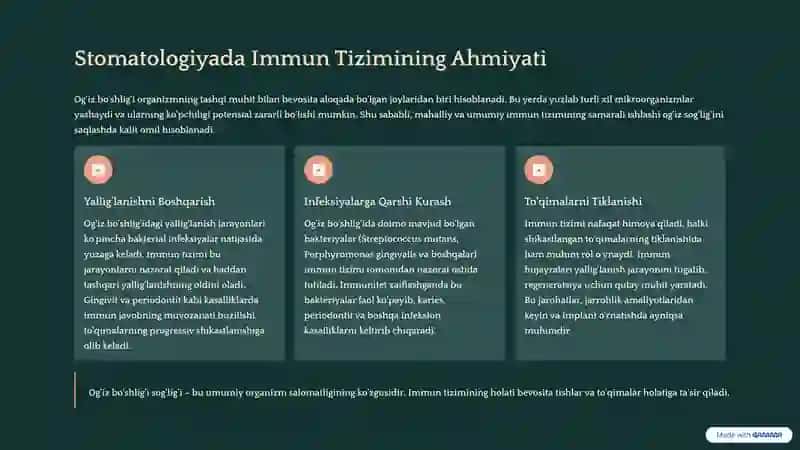 STOMATOLOGIYA VA IMMUNOLOGIYA 3