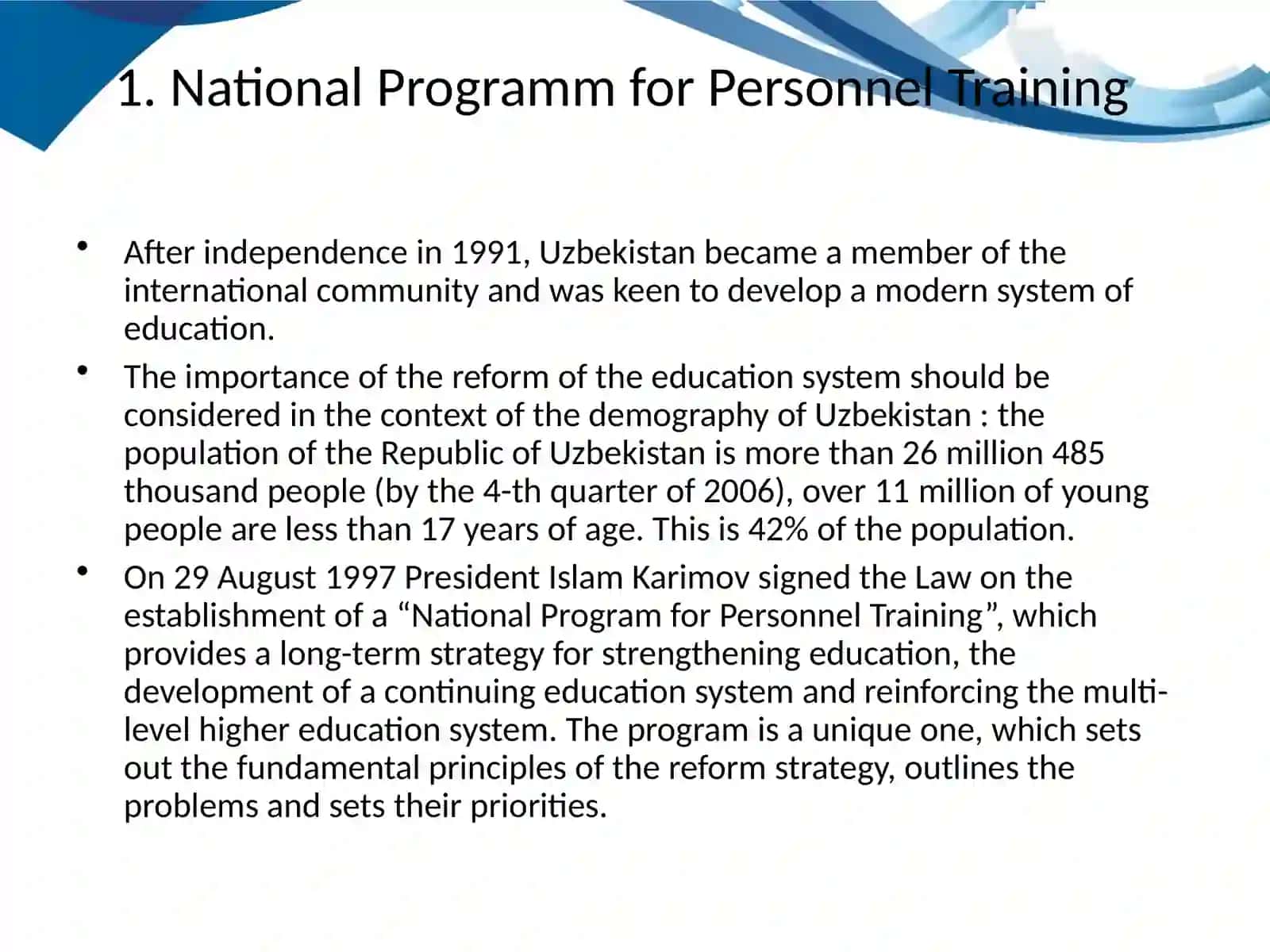Educational system of Uzbekistan 3