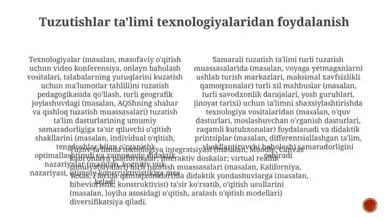 Talim metodlari, shakllari va vositalari. Didaktika talim nazariyasi 3
