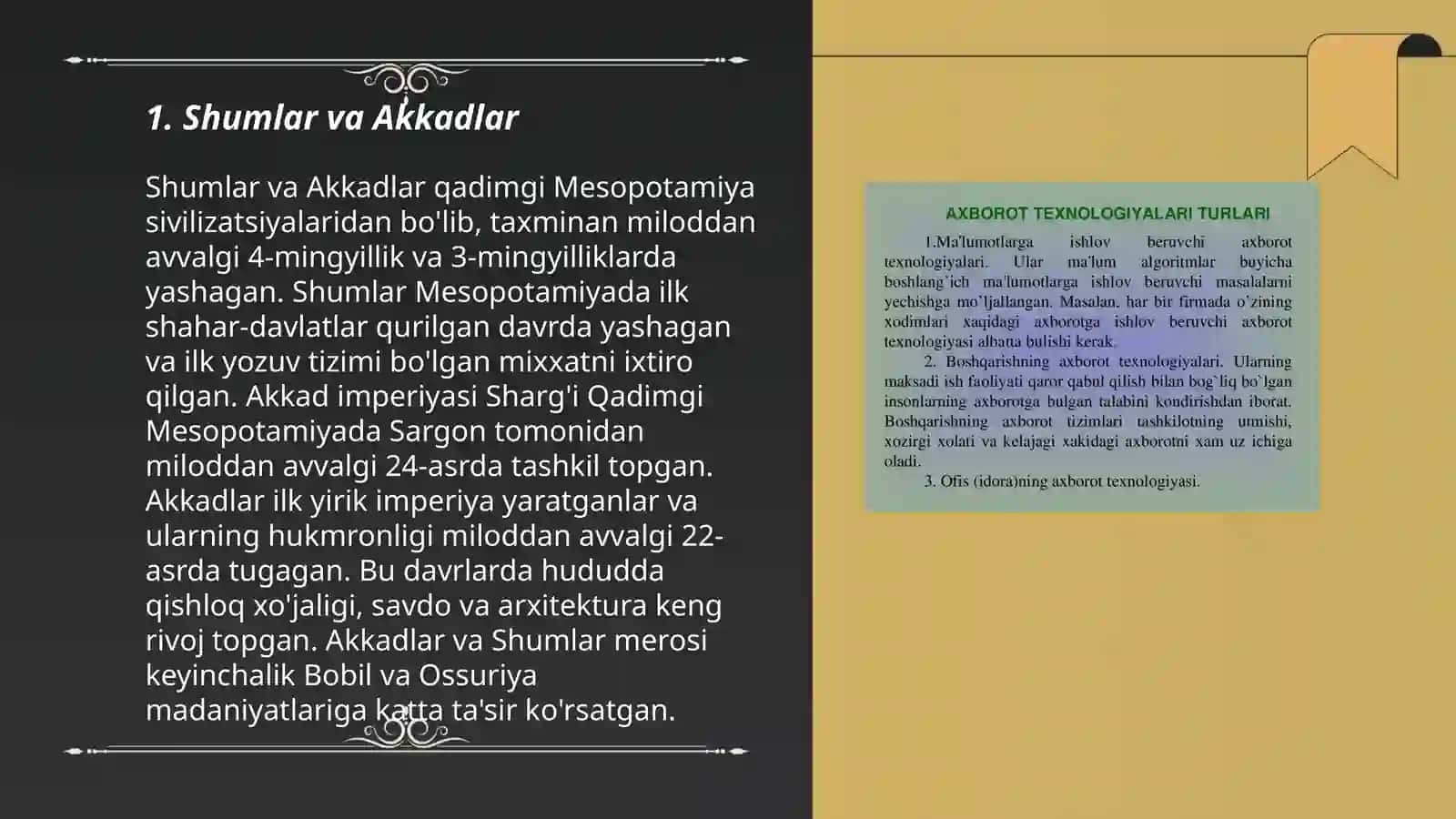 O'rta Osiyoning qadimgi xalqlari va davlat birlashmalari 3