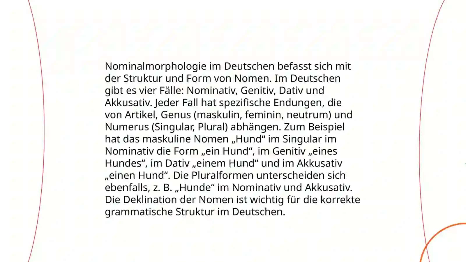 Nominalmorphologie im Deutschen 3