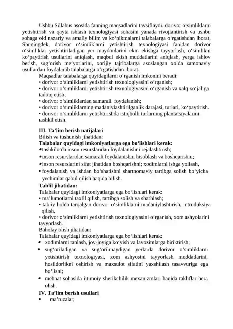 Dorivor oʻsimliklar yetishtirish texnologiyasi 3