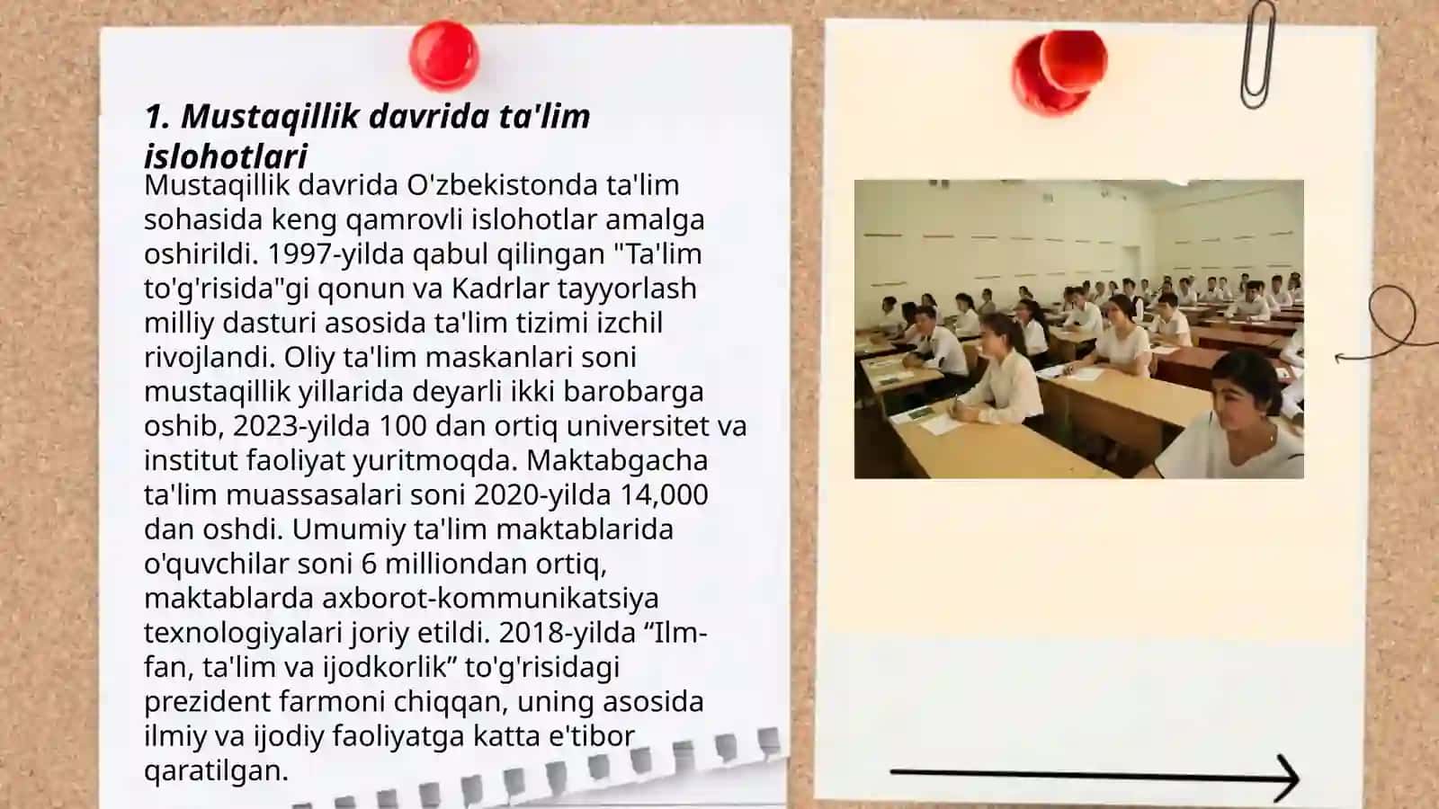 Mustaqillik yillarida pedagogik kadrlar tayyorlash, fan va ta'limning integratsion jarayonlari 3
