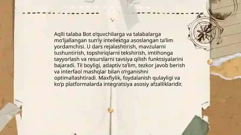 Aqlli talaba Bot 3