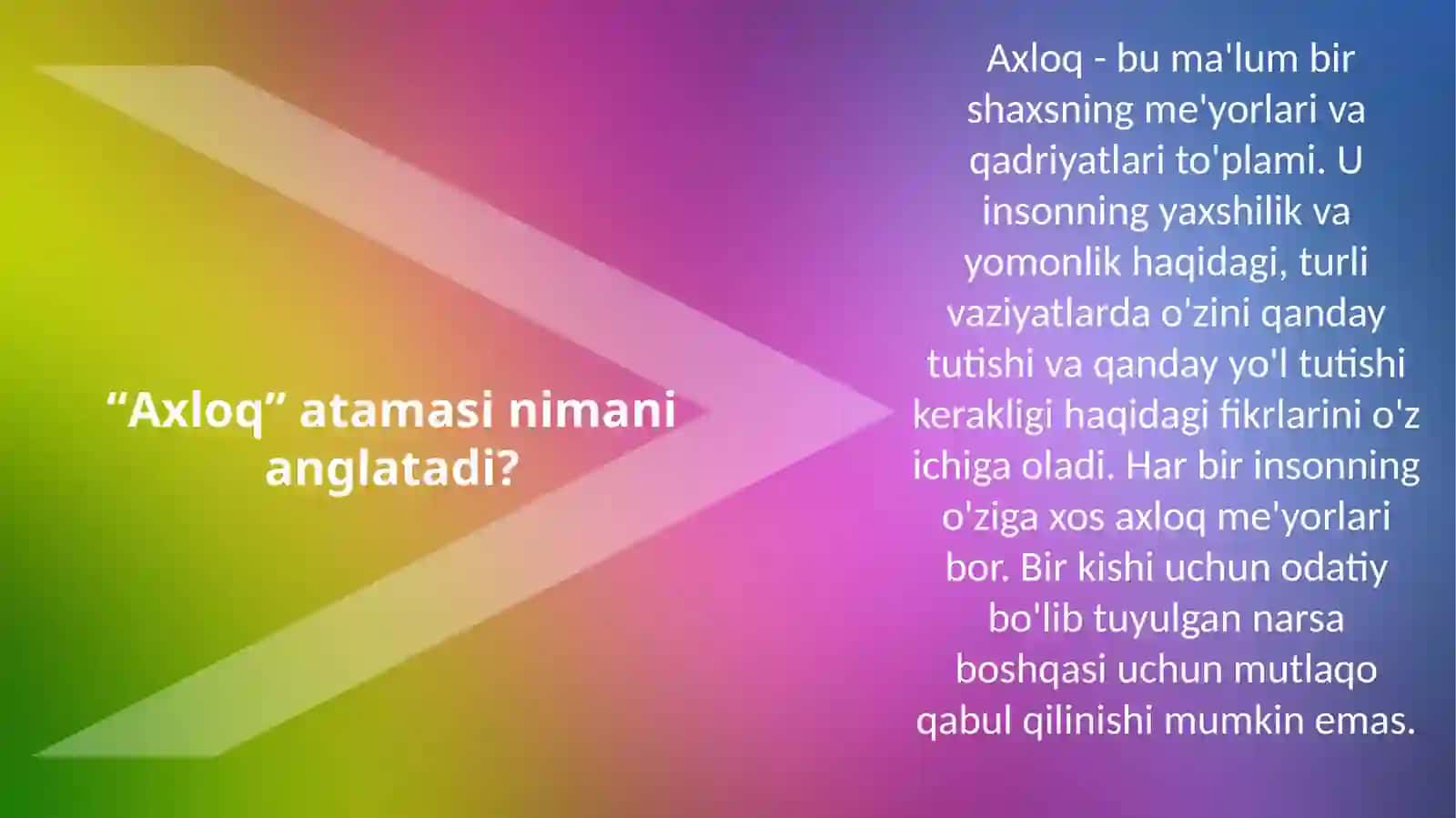 Ilmda odob-axloq muammolari 3