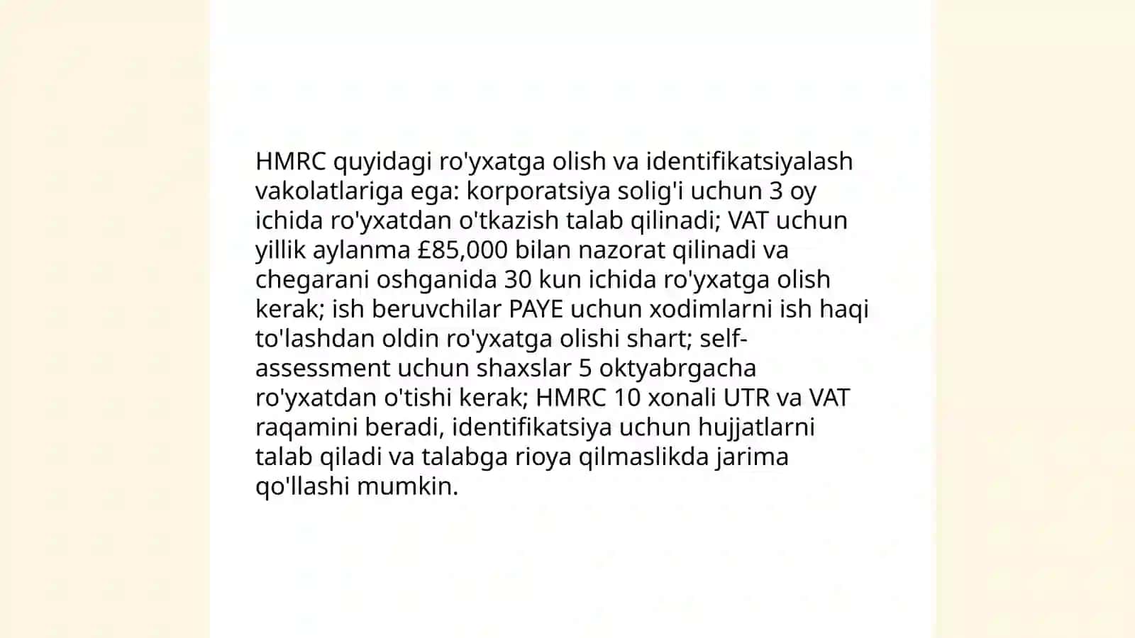 Buyuk Britaniyaning soliq boshqaruv organi vakolatlari 3