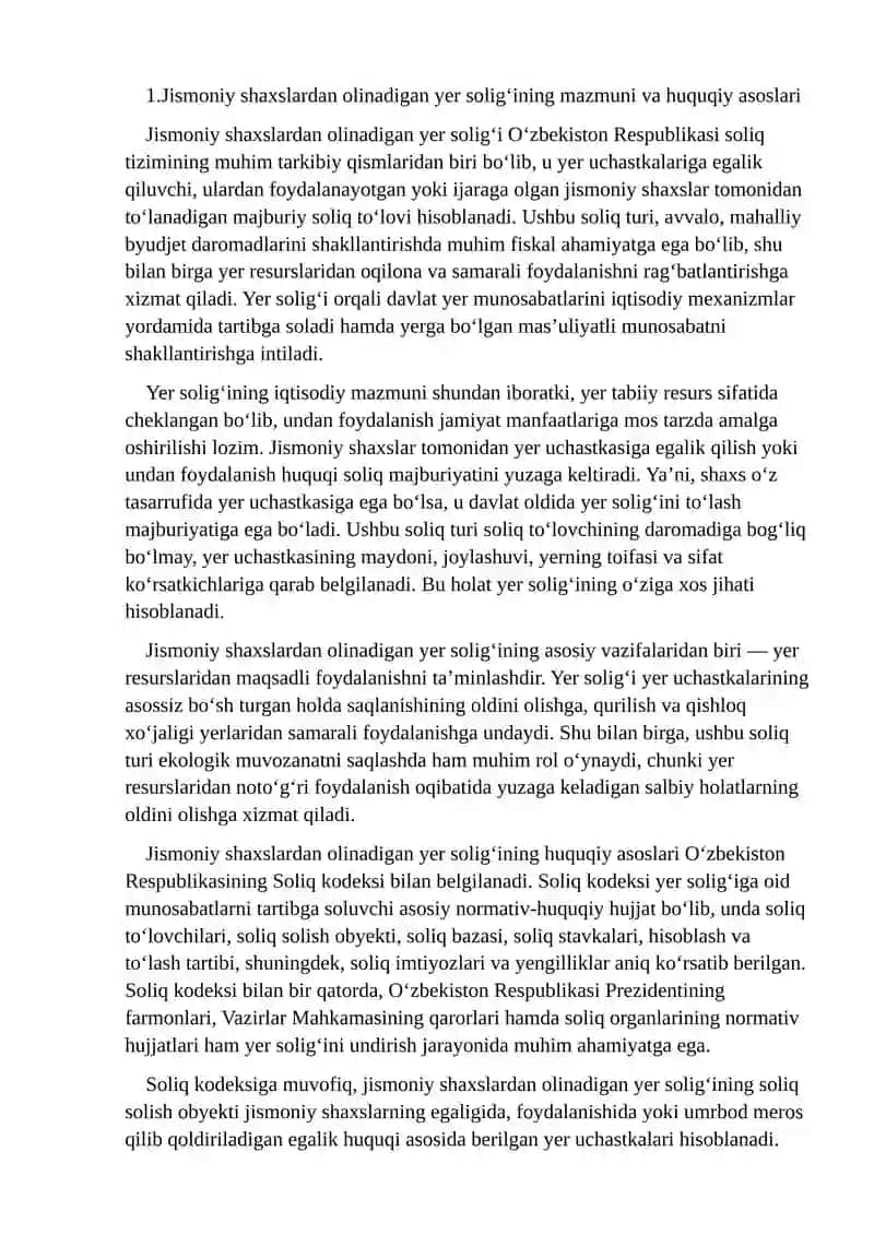 Jismoniy shaxslardan olinadigan yer solig'ini hisoblash va byudjetga undirish tartibi 3