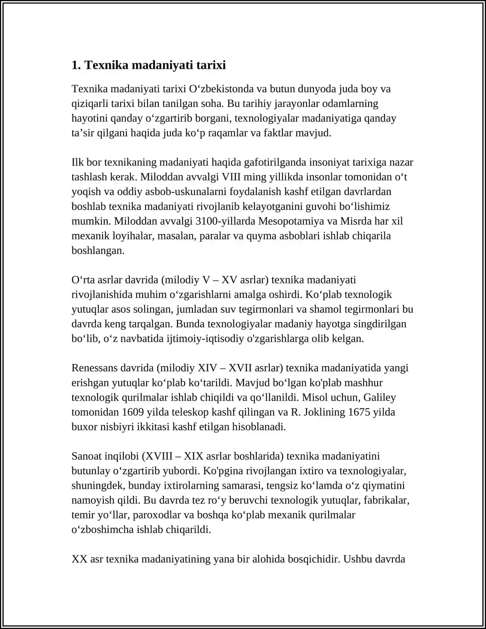TEXNIKA MADENIYATI 3