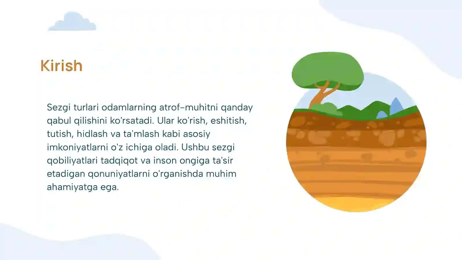 Sezgi turlari va qonunyatlari 3