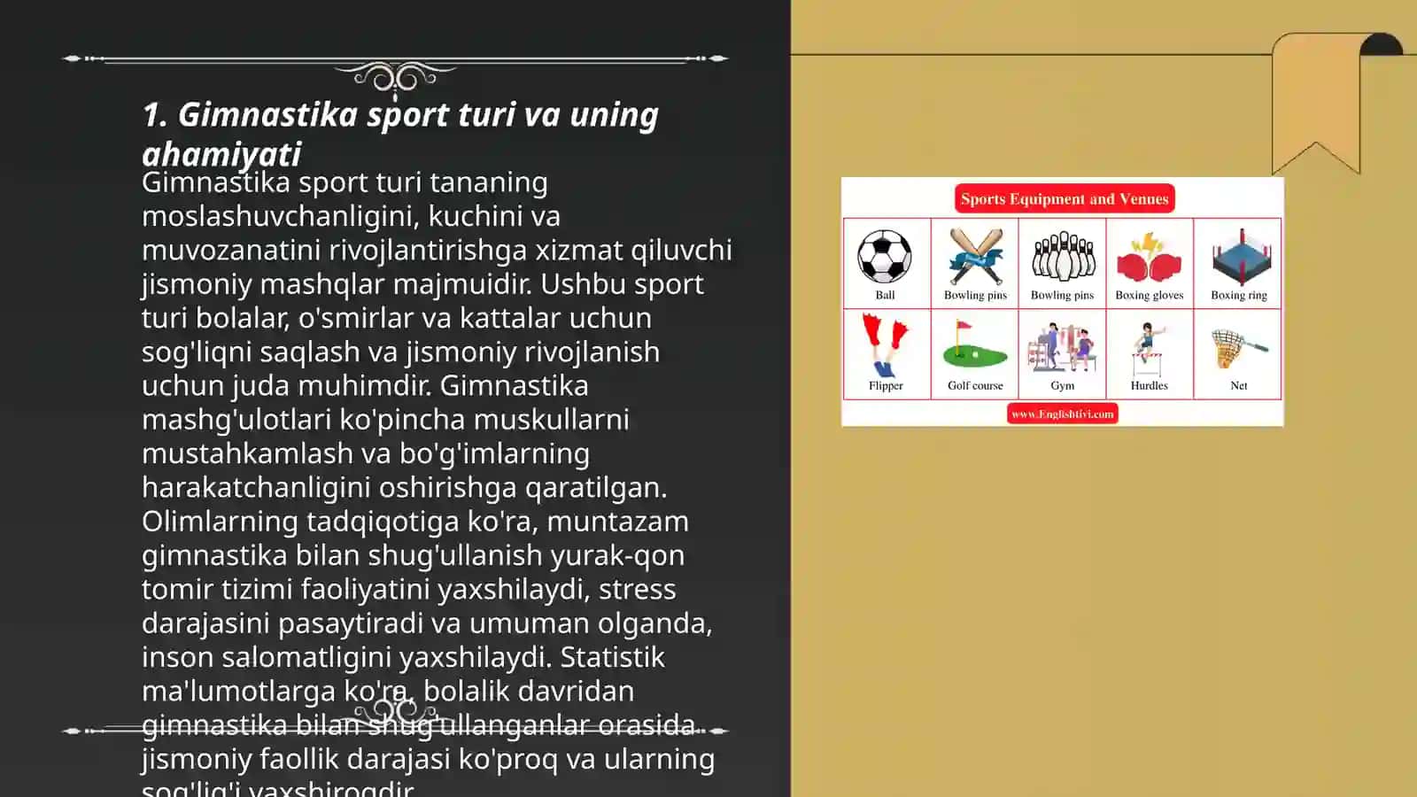 Gimnastika sport turlari va uning ahamiyati 3