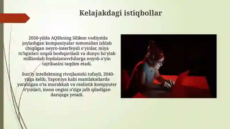Internet va kompyuter o’yinlarini paydo bolishi 3