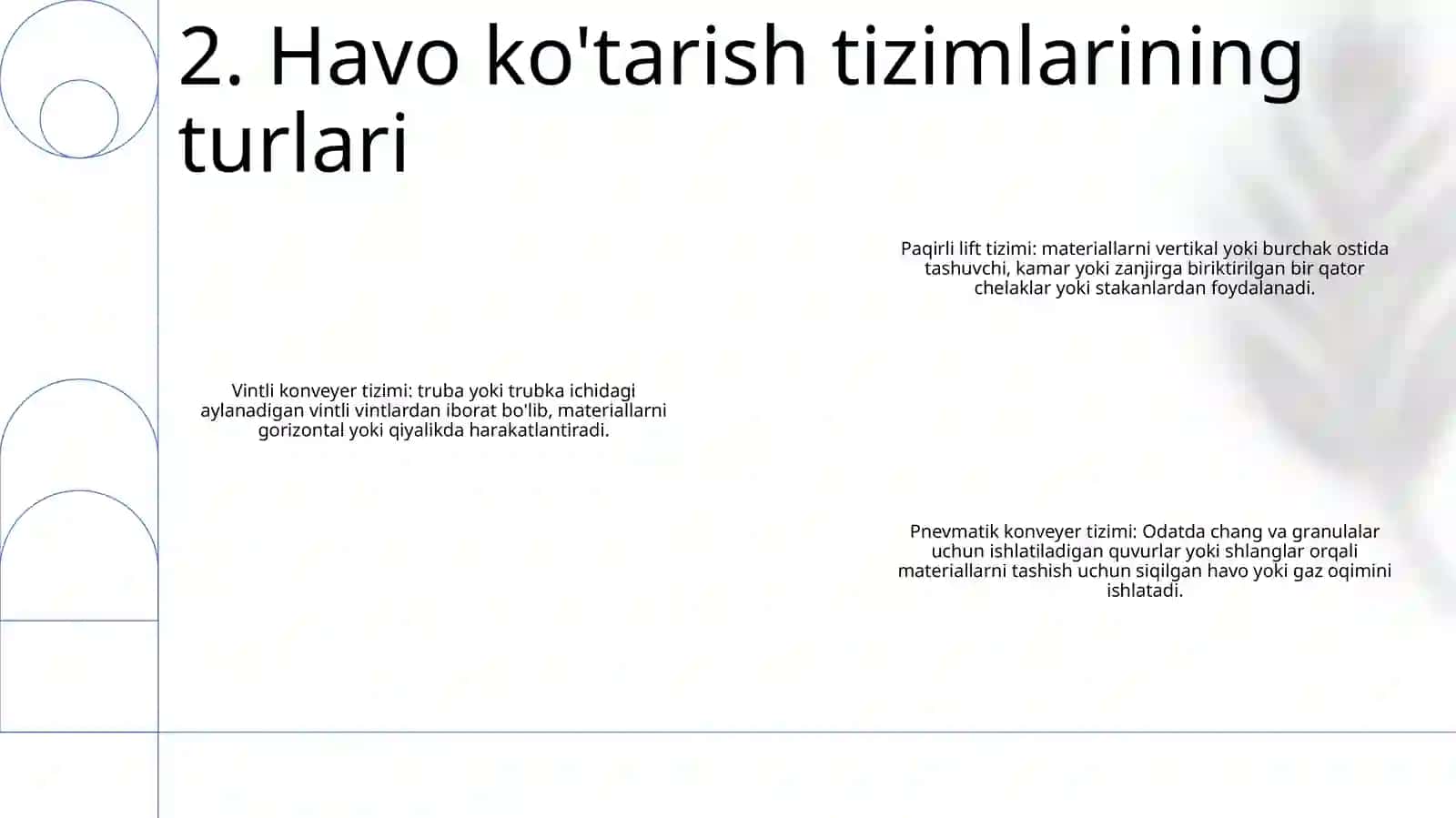 Yer Osti Konlarida Eritmani Kòtarish Uchun Havo Kòtarish Tizimlari 3