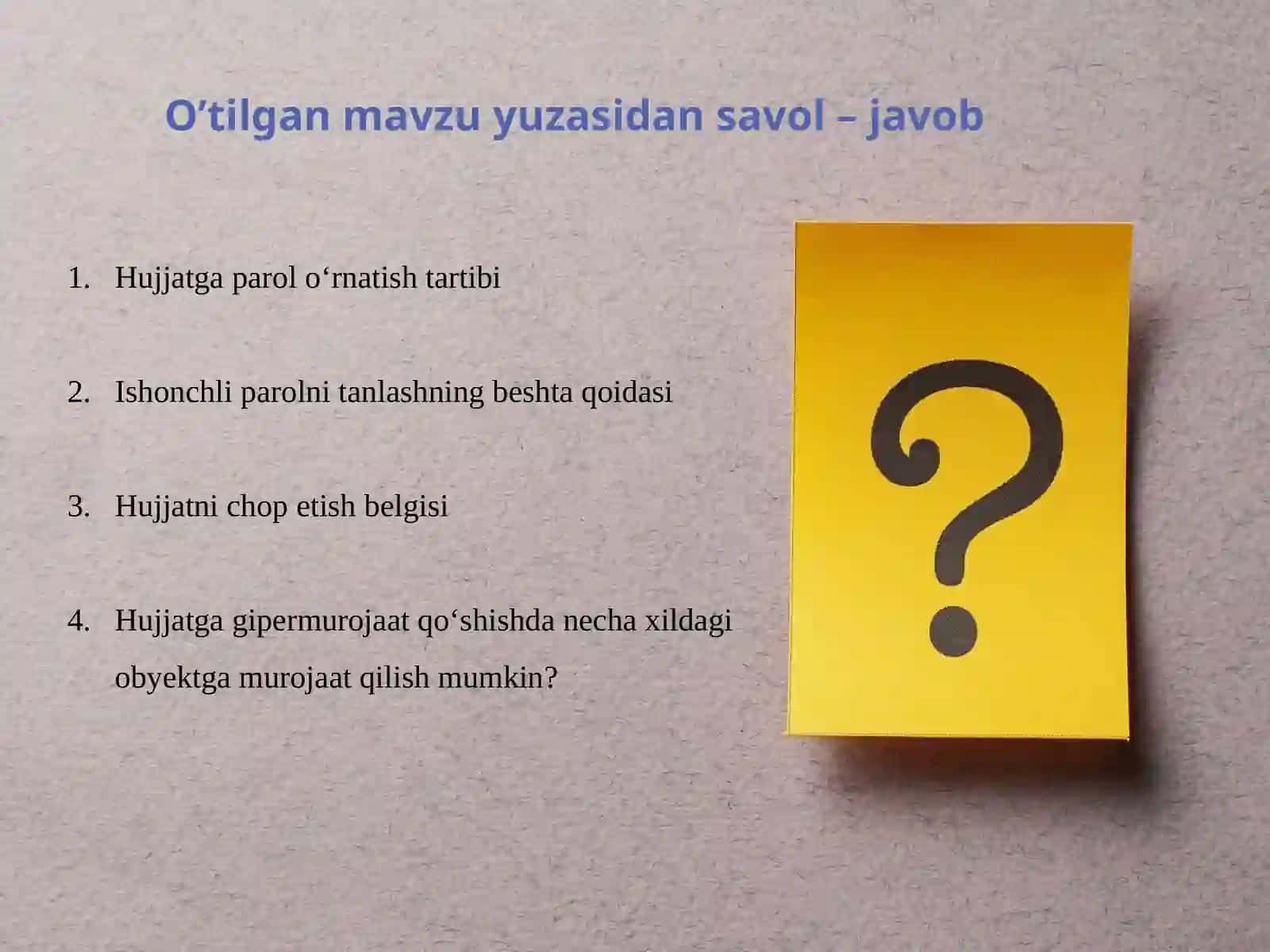6-sinf Informatika fanidan Internetda ishlash asoslari mavzuda bir soatlik ochiq dars ishlanmasi 3