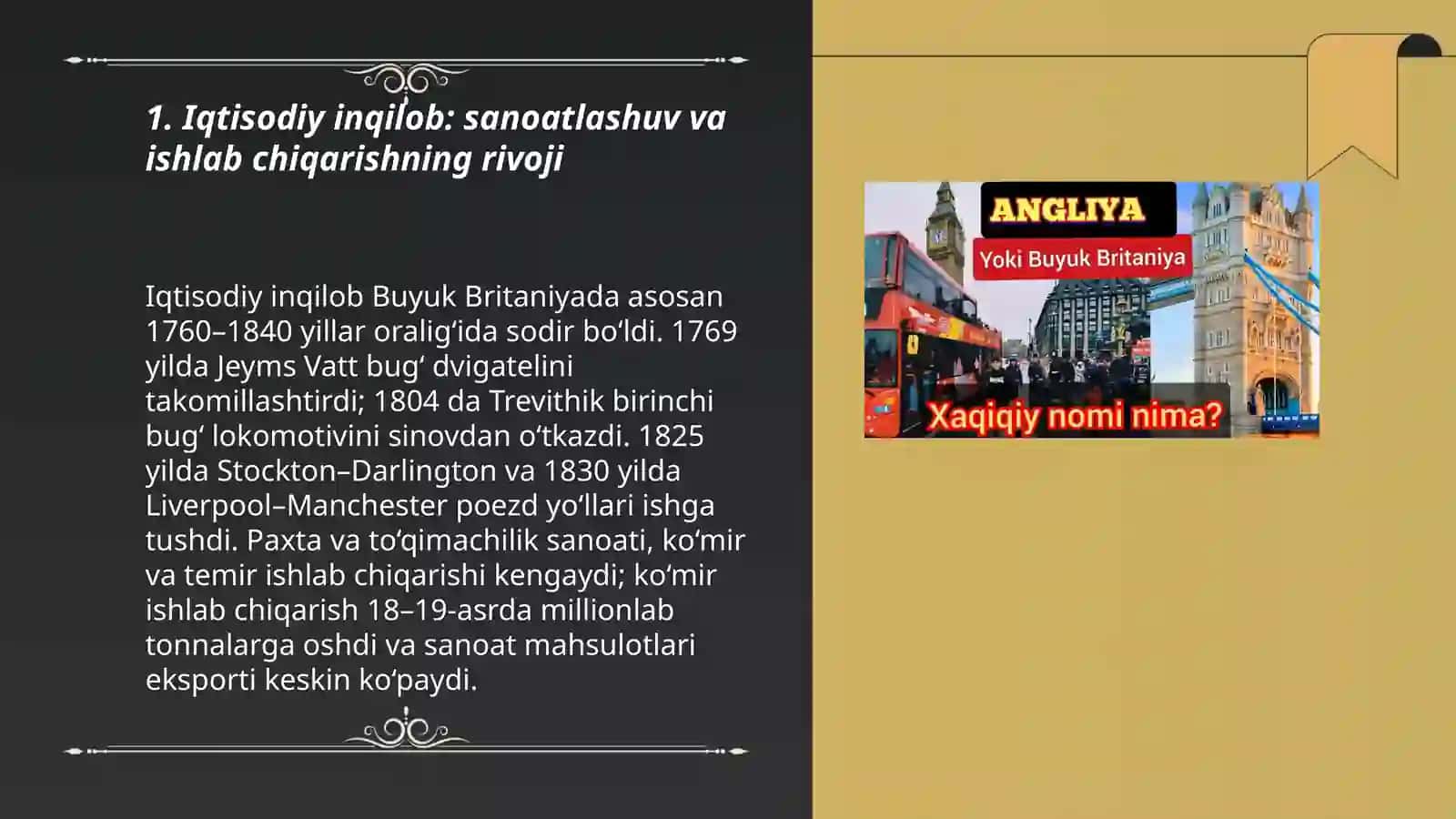 Iqtisodiy inqilob: sanoatlashuv va ishlab chiqarishning rivoji 3