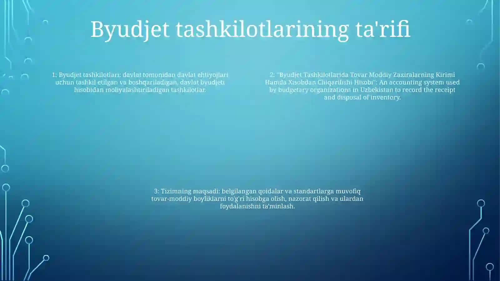 Tovar Moddiy Zaxiralarning Kirimi Hamda Xisobdan Chiqarilishi Hisobi 3