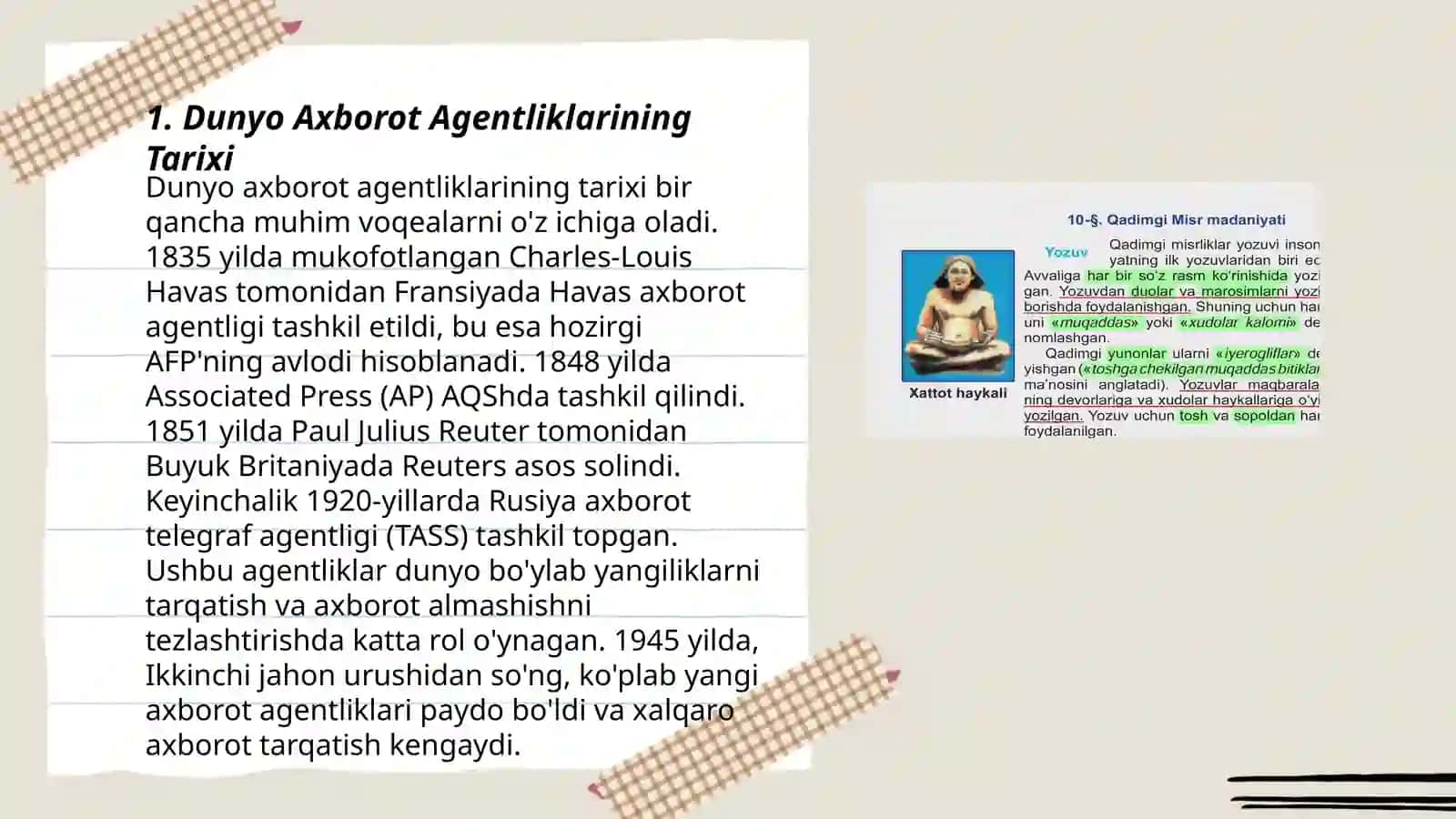 Dunyo va mahalliy axborot agentliklari 3