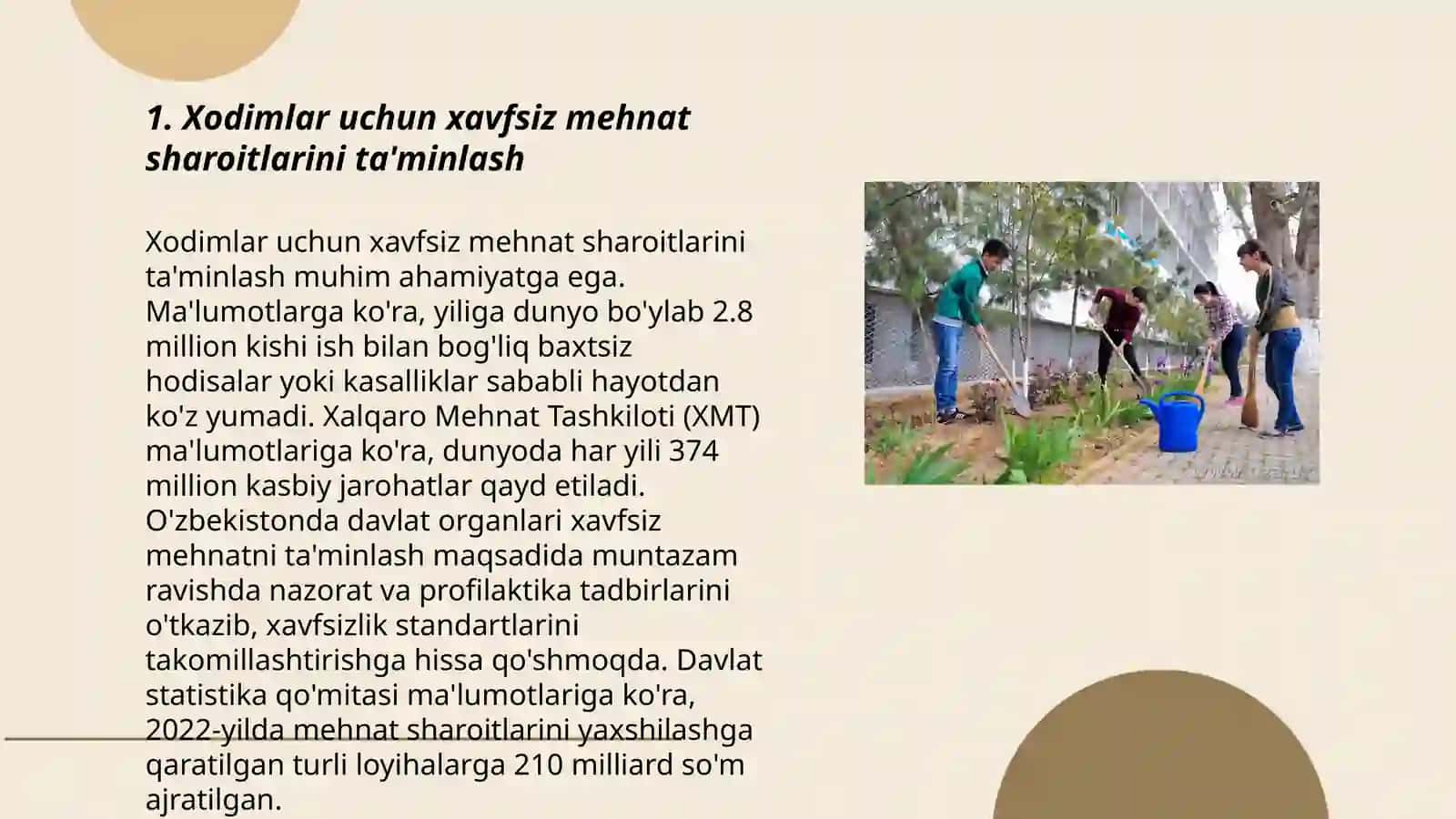 Xodim va ish beruvchining mehnat muhofazasiga oid majburiyatlari 3