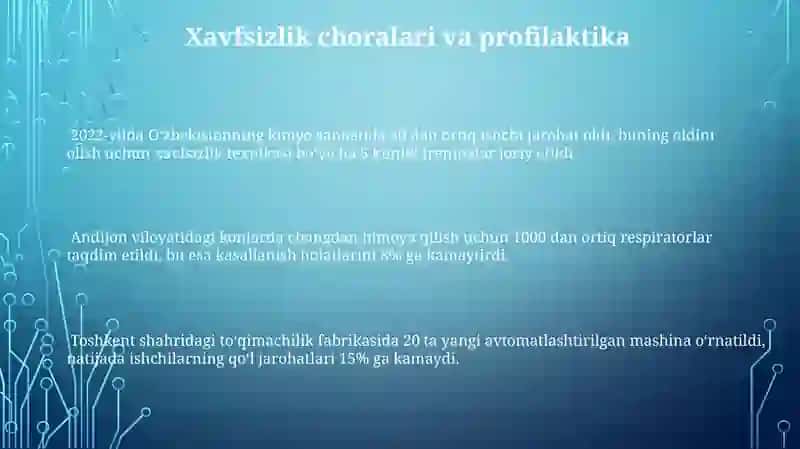 Sanoat hodisalari va kasbiy kasalliklar 3