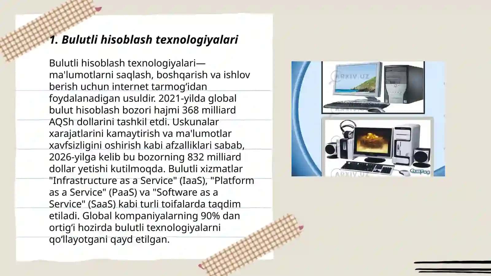 Tarmoq tehnalo'giyalari 3