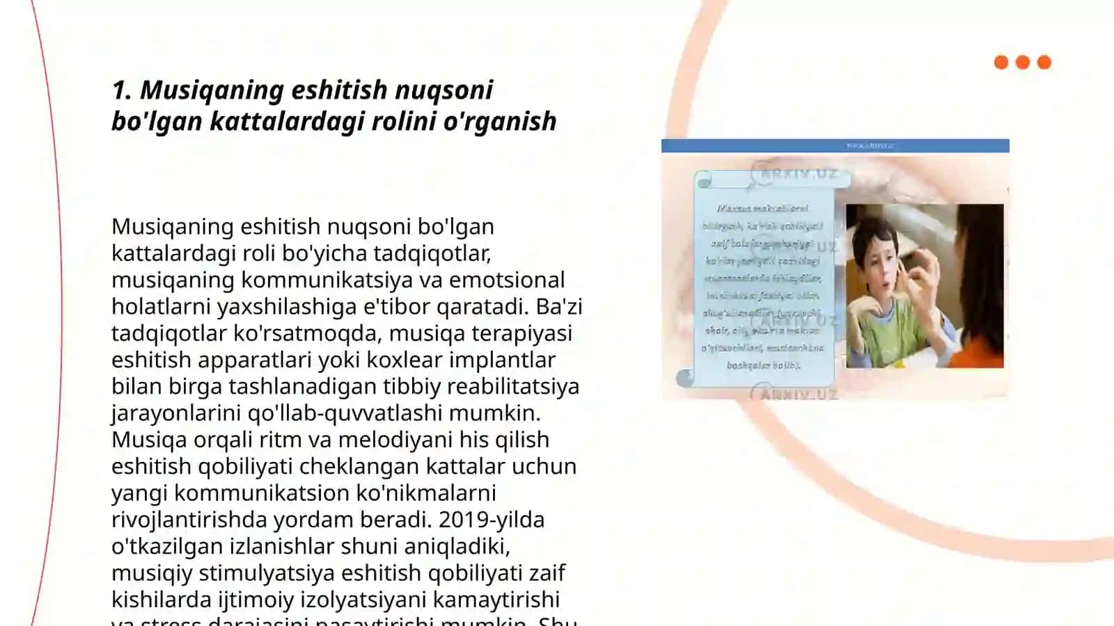 Katta yoshdagi eshitishda nuqsonga ega kishilarga musiqiy ritmik ta'siri 3