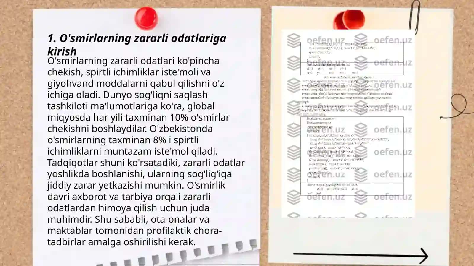 O'smirlarning zararli odatlariga kirish 3