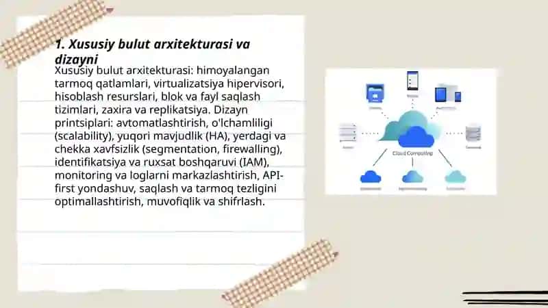 Xususiy bulut va infratuzilma xizmatlari 3
