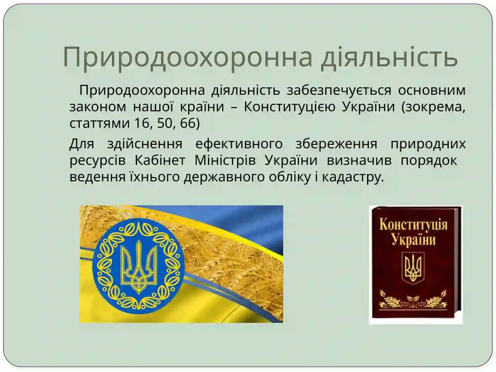 Правове забезпечення охорони довкілля в Україні 3