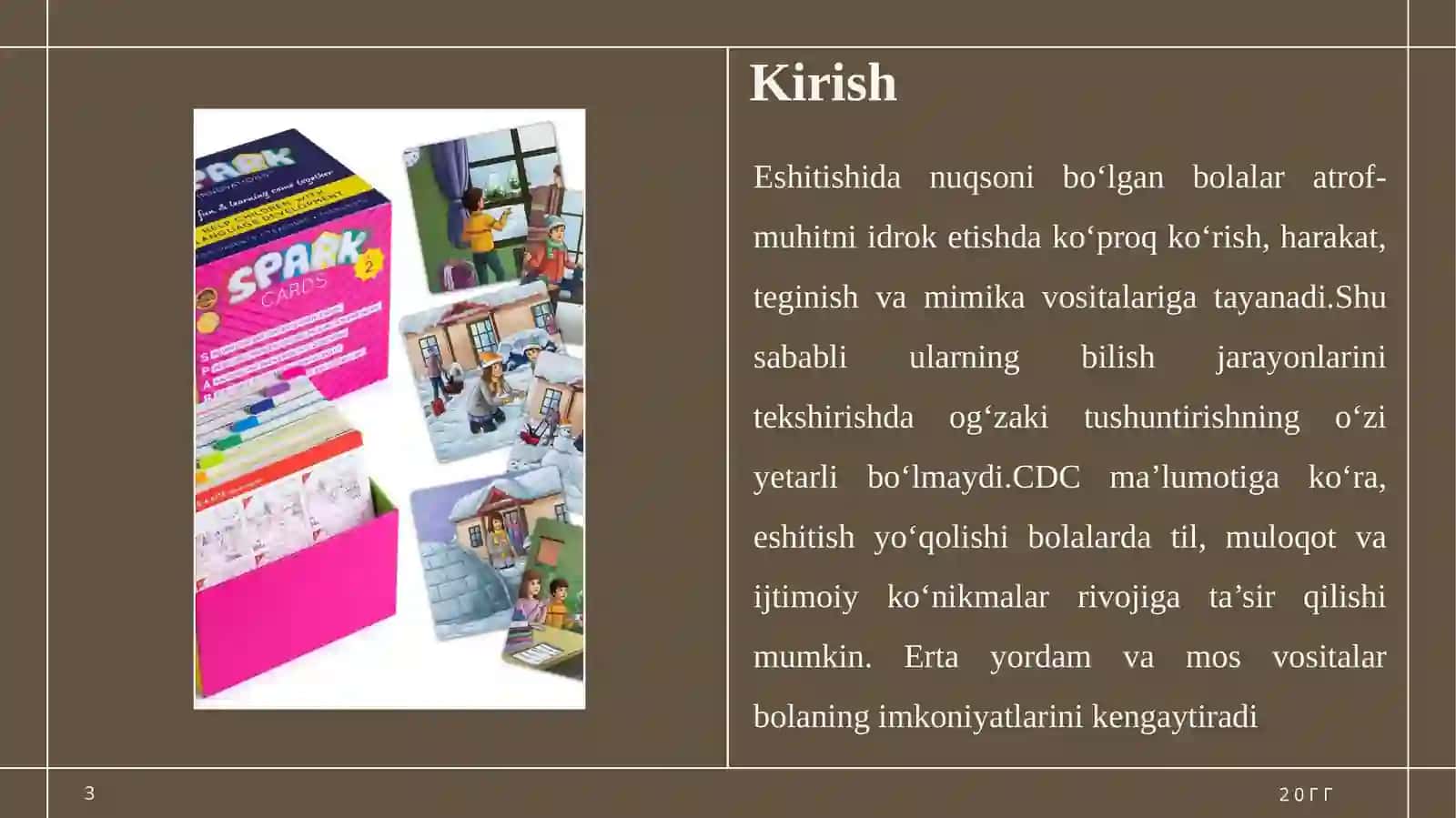Eshitishida nuqsoni bo‘lgan bolalarni bilish jarayonlarini tekshirish bo‘yicha Ko‘rgazmali qurollarni tayyorlash 3