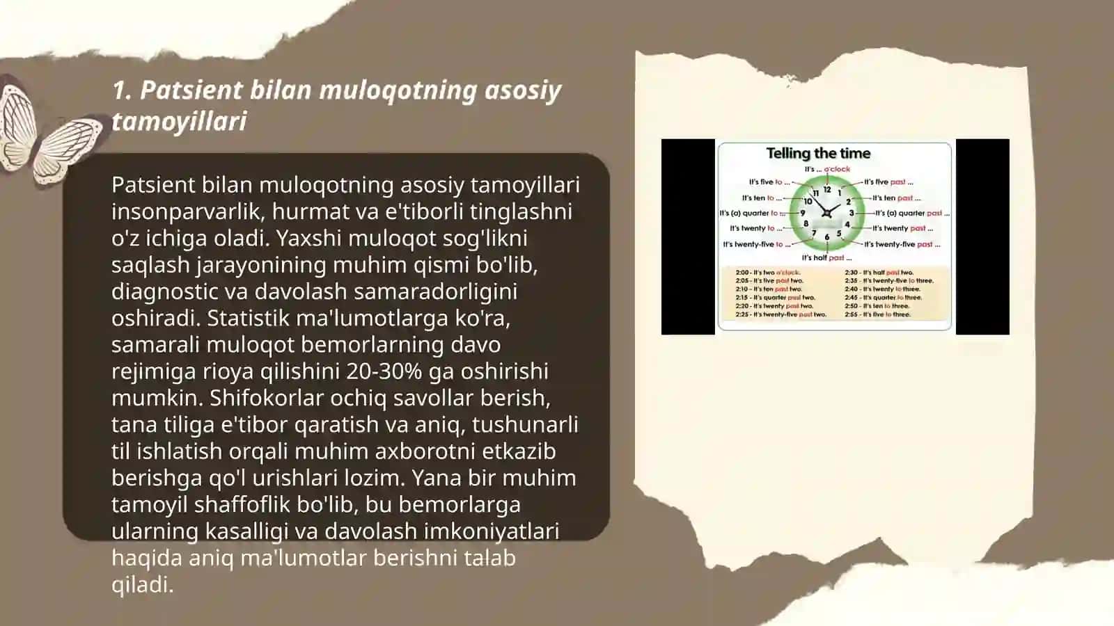 Patsient bilan Verbal va noverbal muloqot koʼnikmalari 3