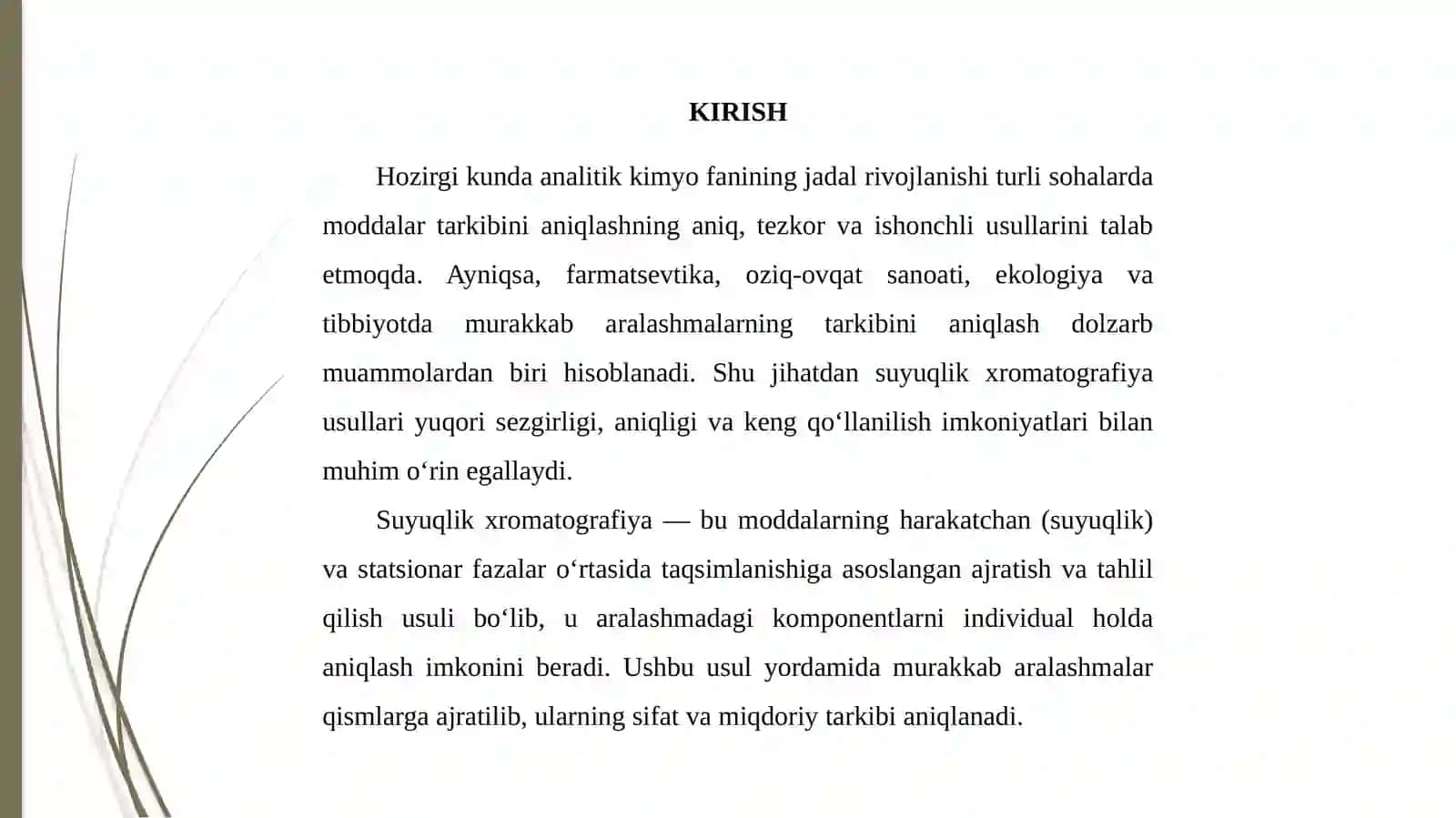Suyuqlik Xromatografiya Usullari Yordamida Moddalar Analizi 3