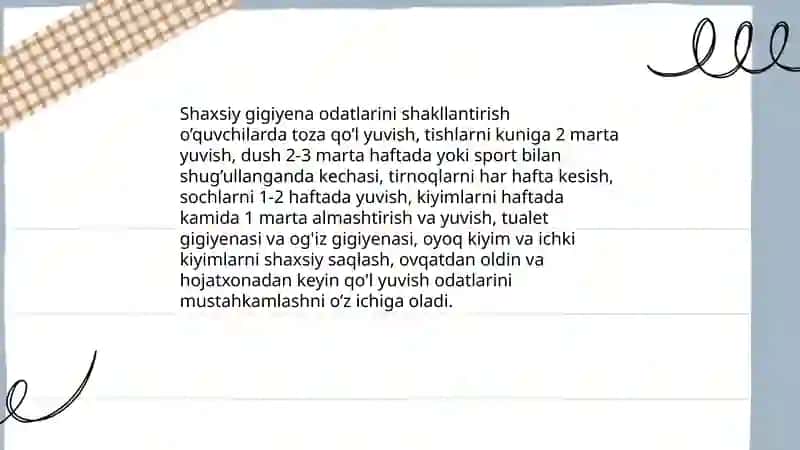 O’quvchilarning gigiyenik tarbiyalash 3