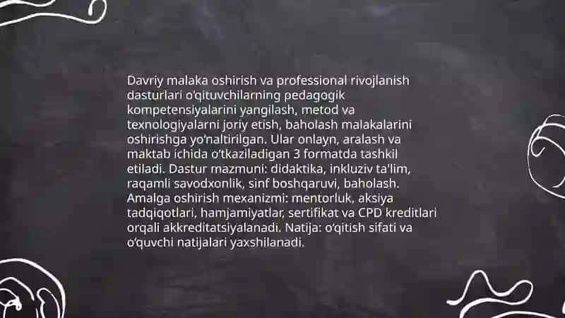 Hozirgi kunda o'qituvchilar pedagogik qobiliyatini shakllantirish imkoniyatlari 3