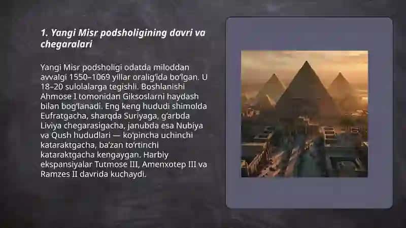 Yangi Misr podsholigi 3