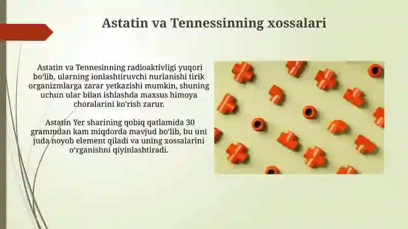 7 a guruh elementlari 3