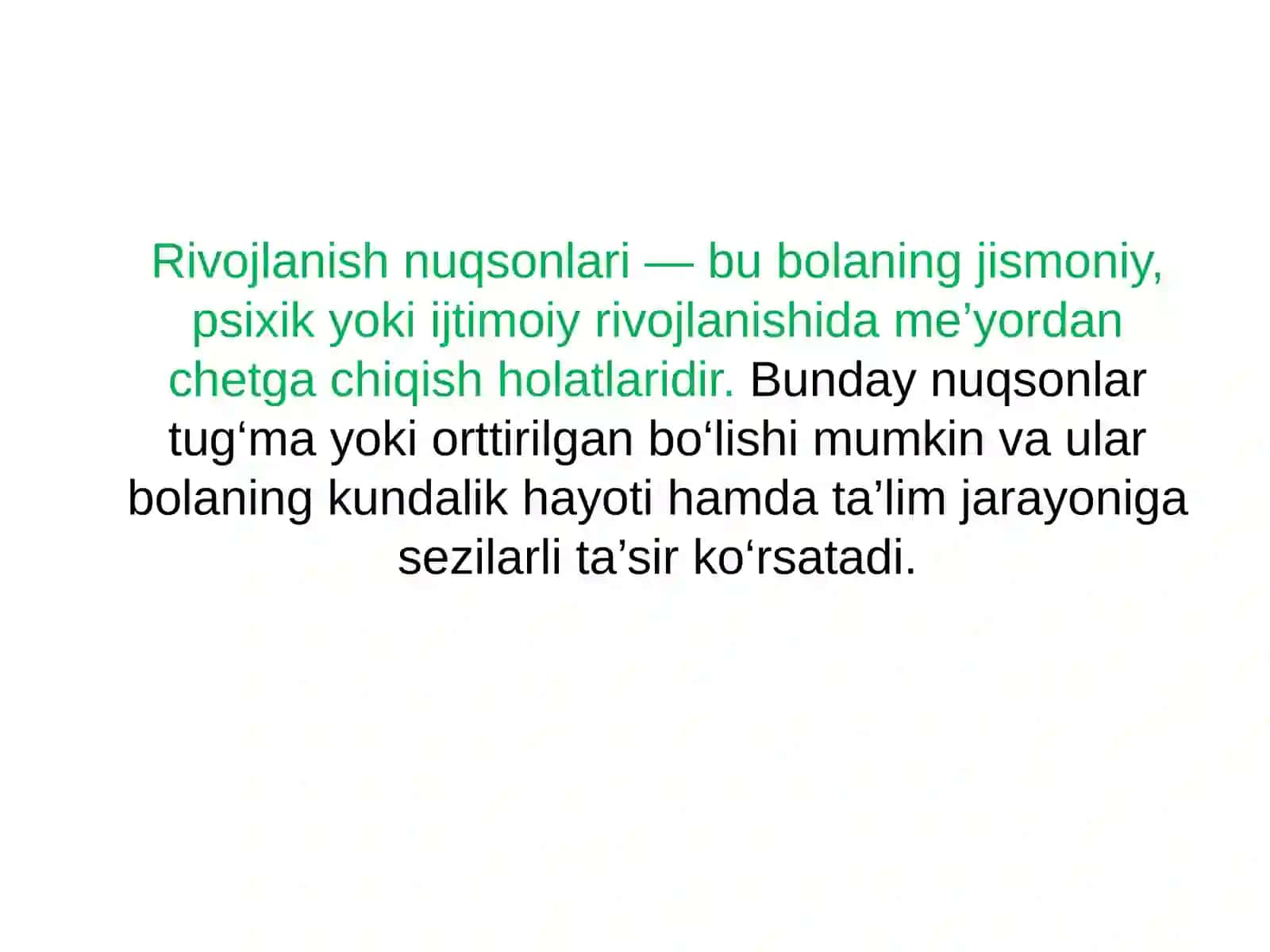 Rivojlanish nuqsonlari diagnostikasida differensial yondashuv muammolari 3