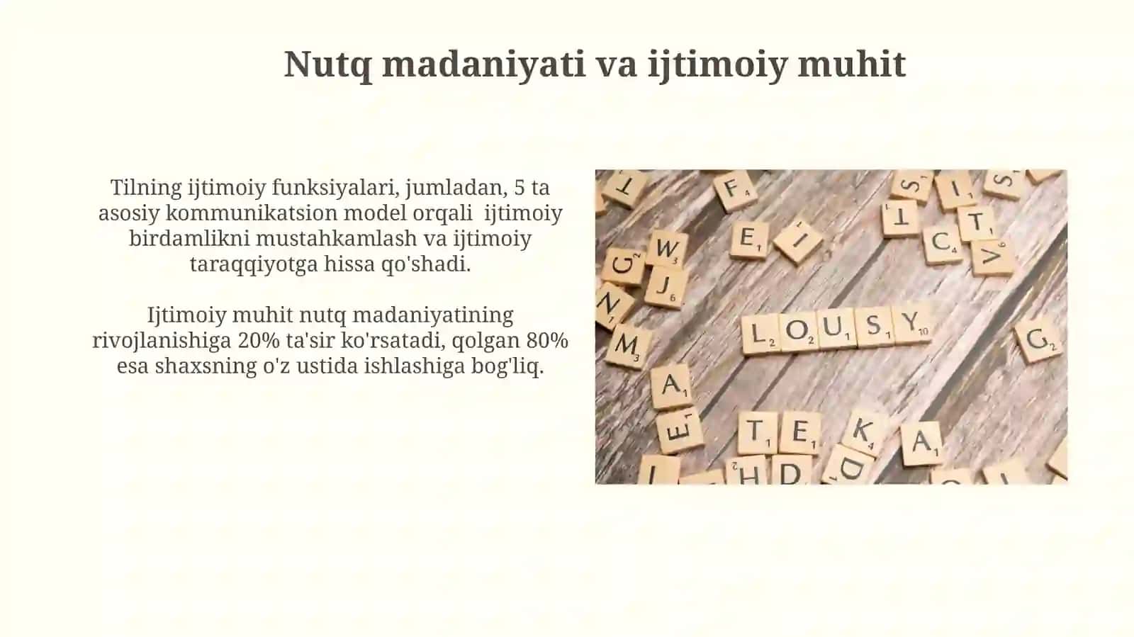 Nutq madaniyati va ijtimoiy muhit 3