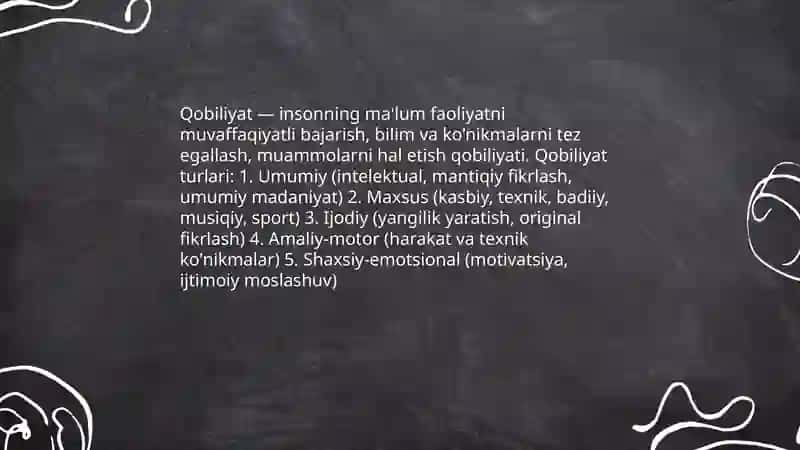 Qobiliyat 3
