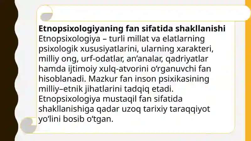 Etnopsixologiyaga oid dastlabki bilimlarni vujudga kelish 3