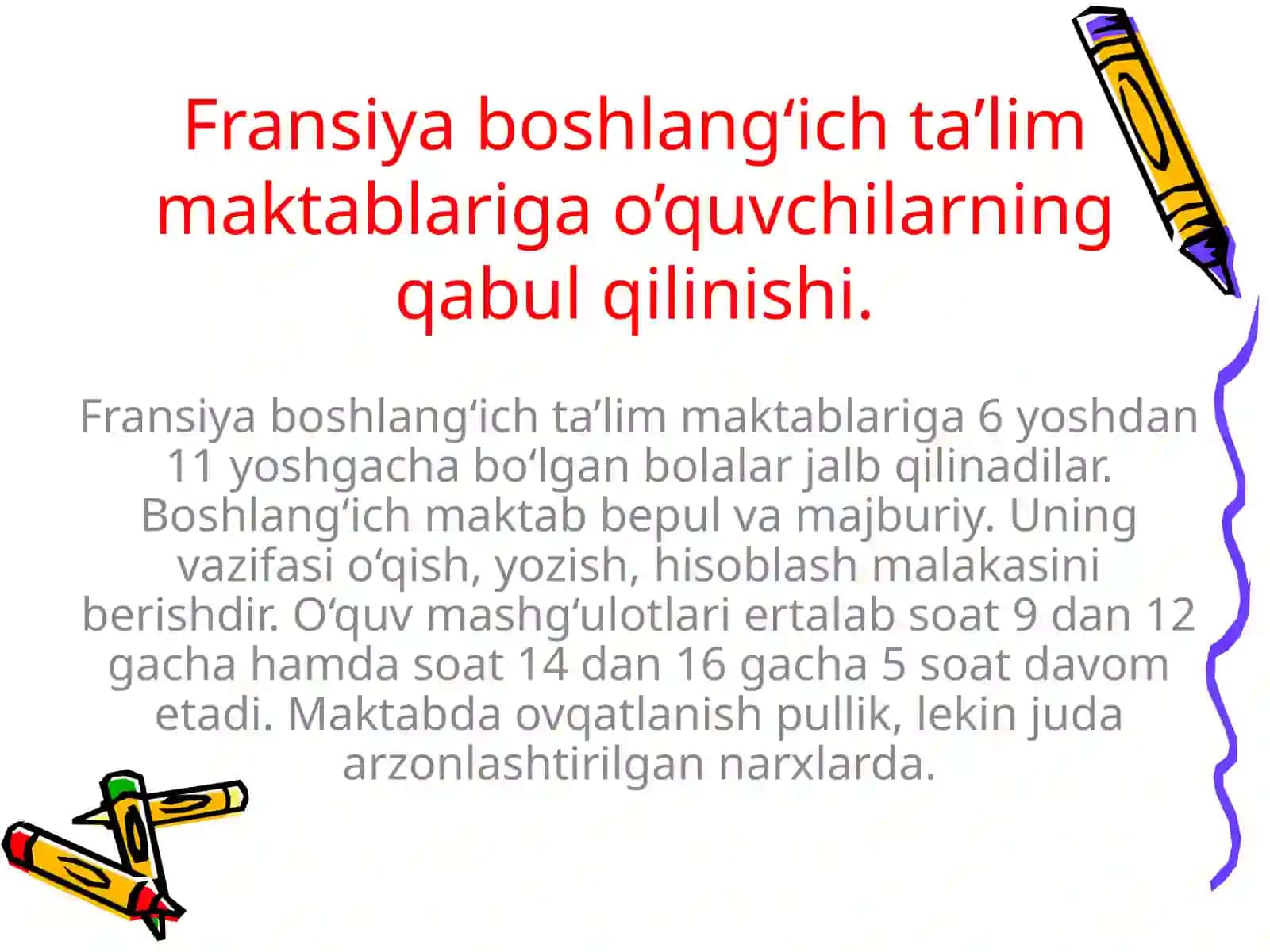 Fransiyada ta’lim tizimi 3