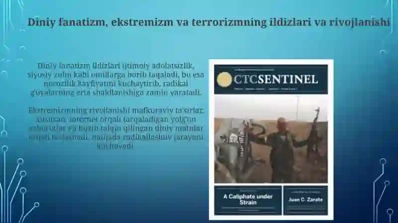 Diniy fanatizm ektremizm terorizmning tarixi va hozirgi davrda havfsizlikka tahdidi 3