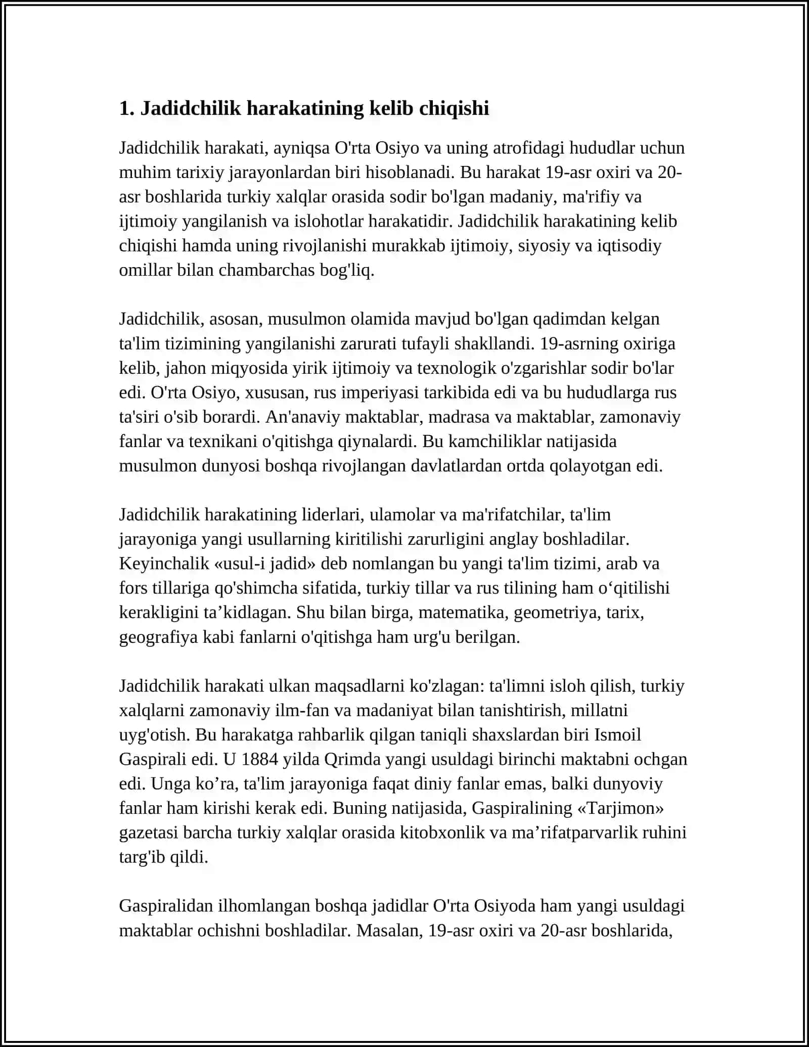 JADIDCHILIK HARAKATI 3