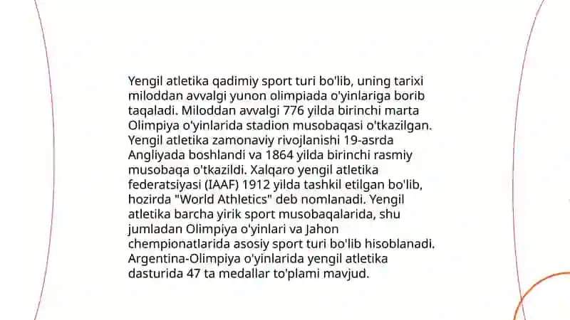 Yengil atletika. Qisqa masofa va uning turlari haqida tushunchalarni chuqurlashtirish.100(60) metrga yugurish. 3