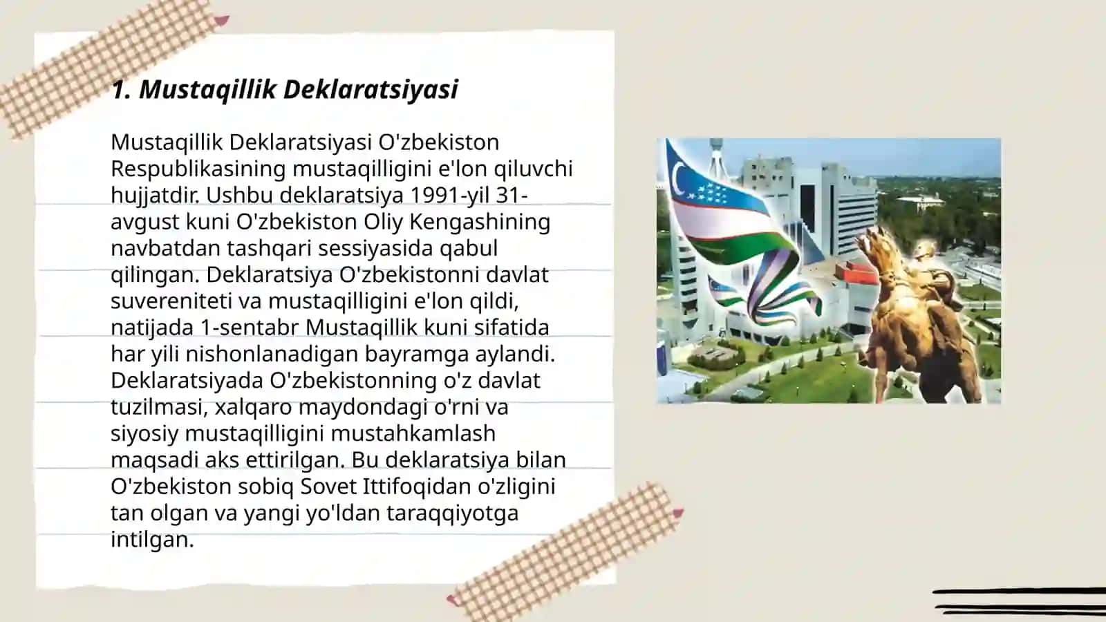 Oʻzbekistonni mustaqillikka erishish yillari 3